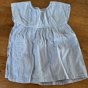 Hanna Andersson Light Gray Sleeveless Tunic Dress size 2